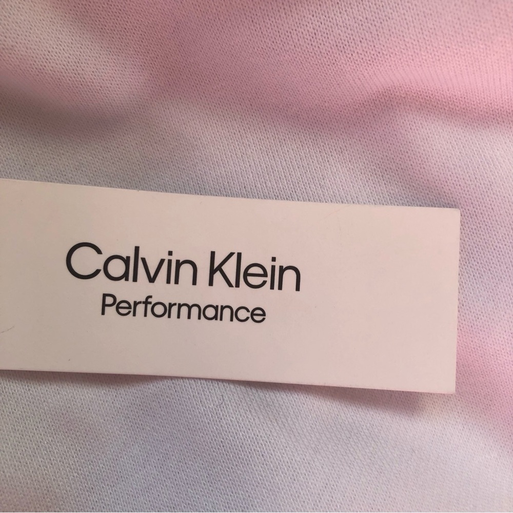 Calvin Klein Performance Women's Brush Logo High Waist Drawstring joggers/ L - Picture 6 of 9
